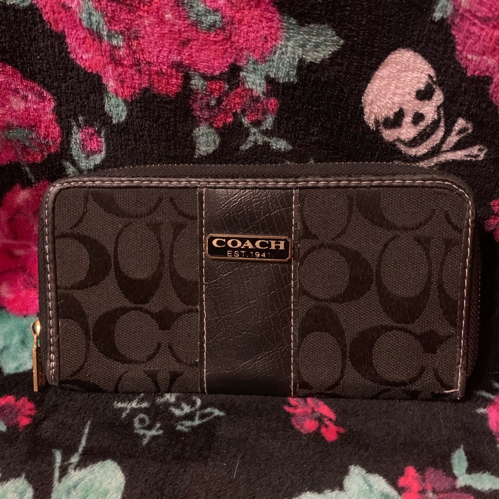 Black Coach Wallet